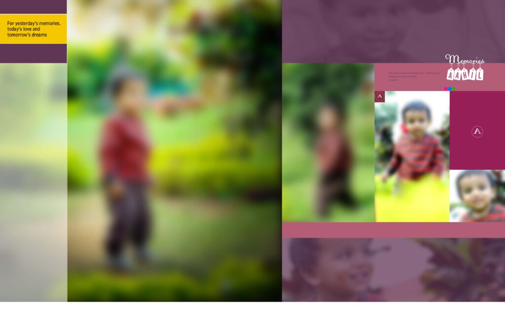 #8– Birthday Album PSD template
