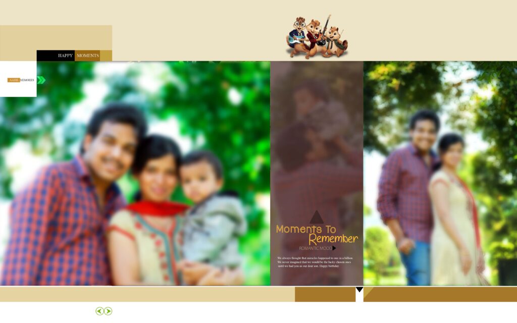 #9– Birthday Album PSD template