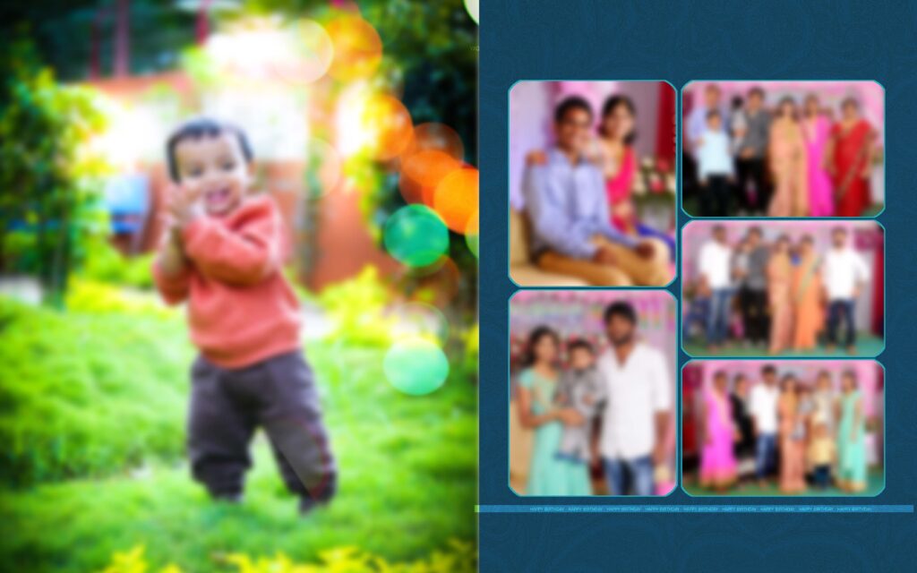 #9– Birthday Album PSD template