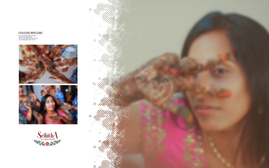 #2-Half Saree Album PSD template