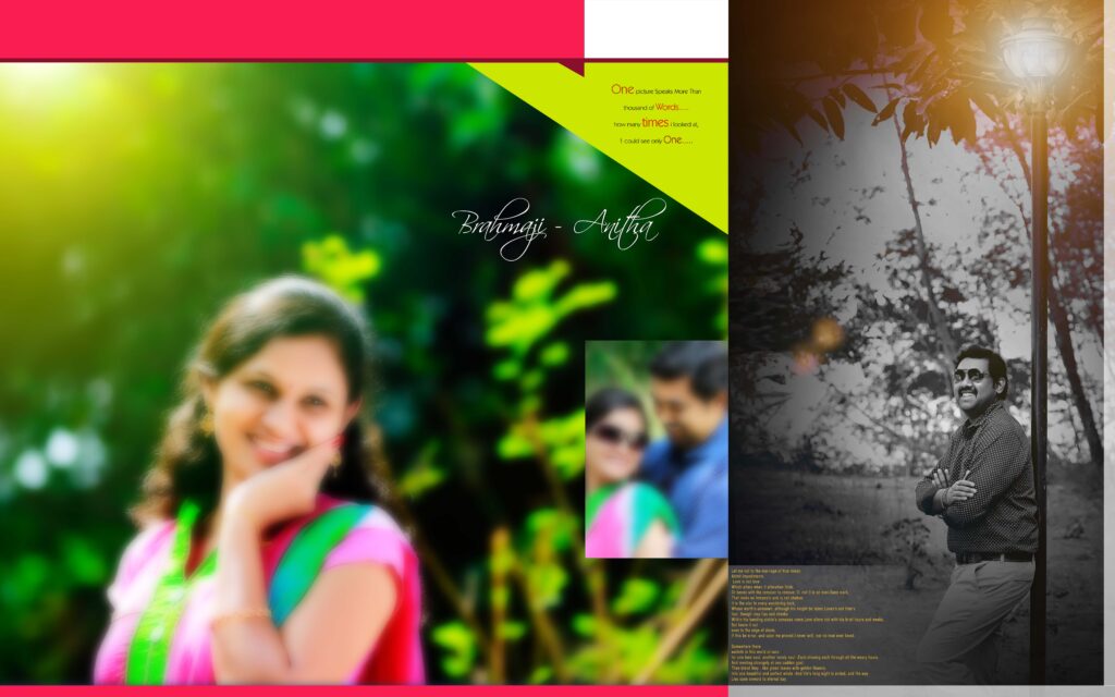#7-Half Saree Album PSD template