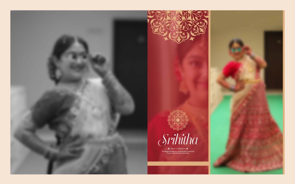 #4-Half Saree Album PSD template