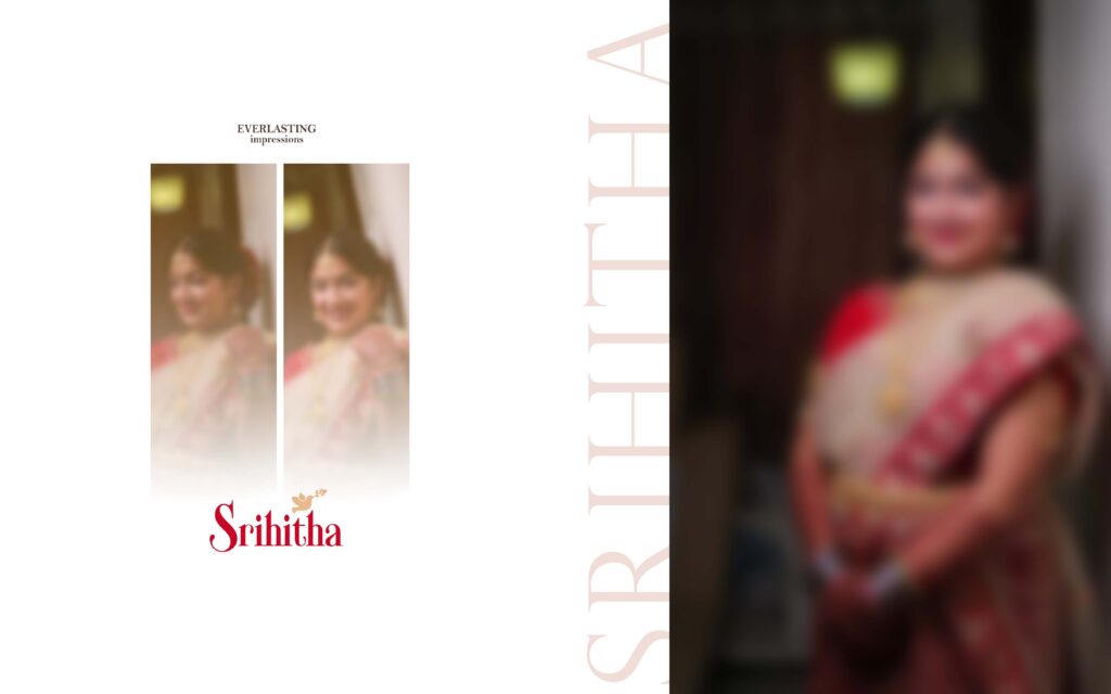 #4-Half Saree Album PSD template