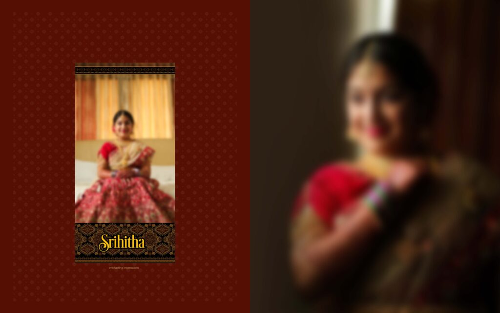 #4-Half Saree Album PSD template