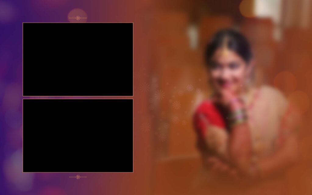 #5-Half Saree Album PSD template