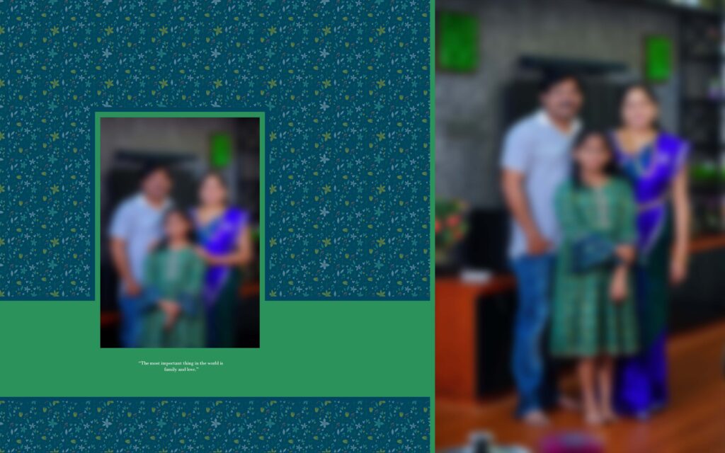 #5-Half Saree Album PSD template