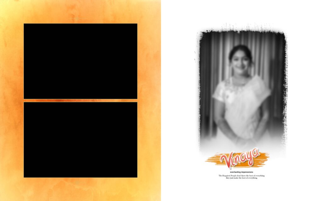 #5-Half Saree Album PSD template