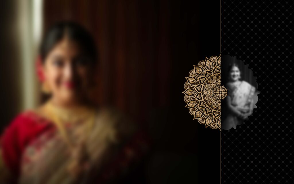 #5-Half Saree Album PSD template
