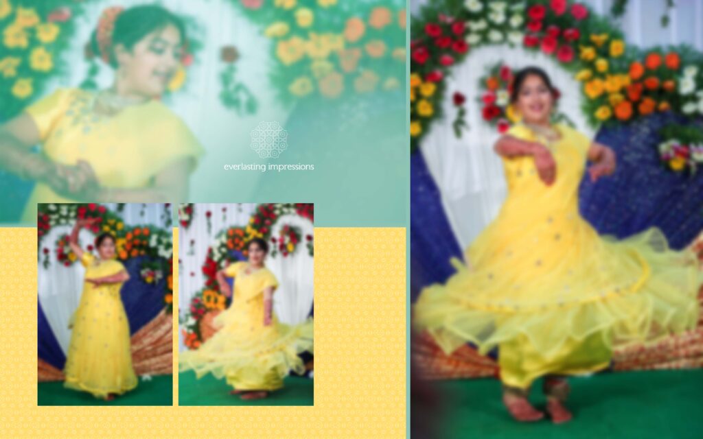 #6-Half Saree Album PSD template