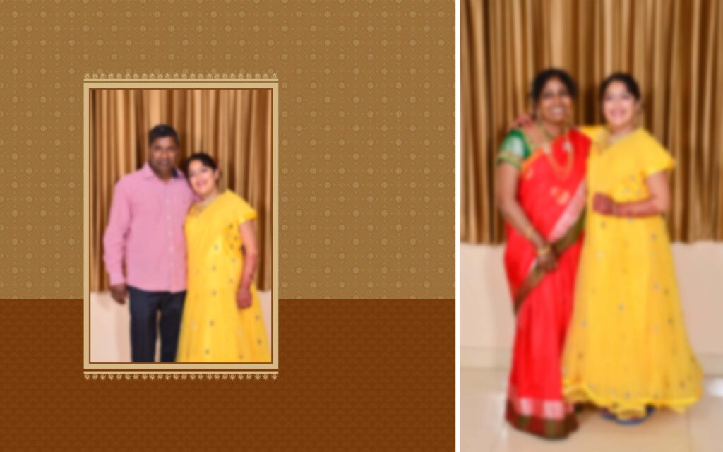 #6-Half Saree Album PSD template