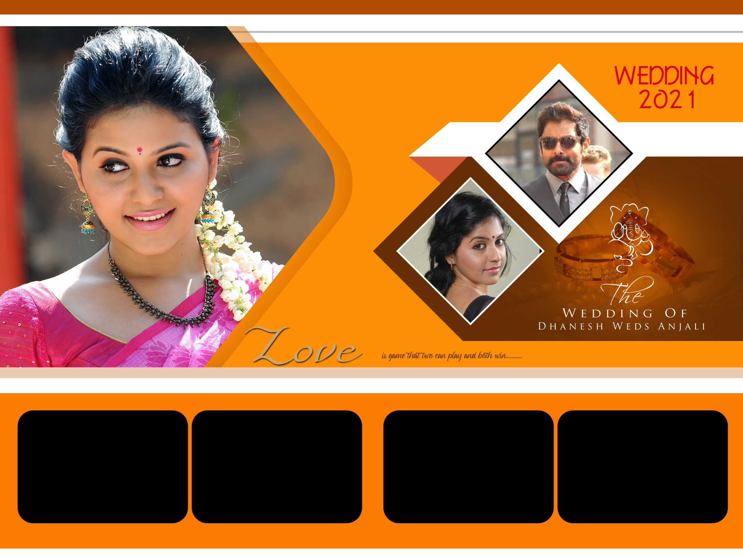 18×24 – INDIAN WEDDING ALBUM PSD TEMPLATE 2022 – #2 - Karki Techs