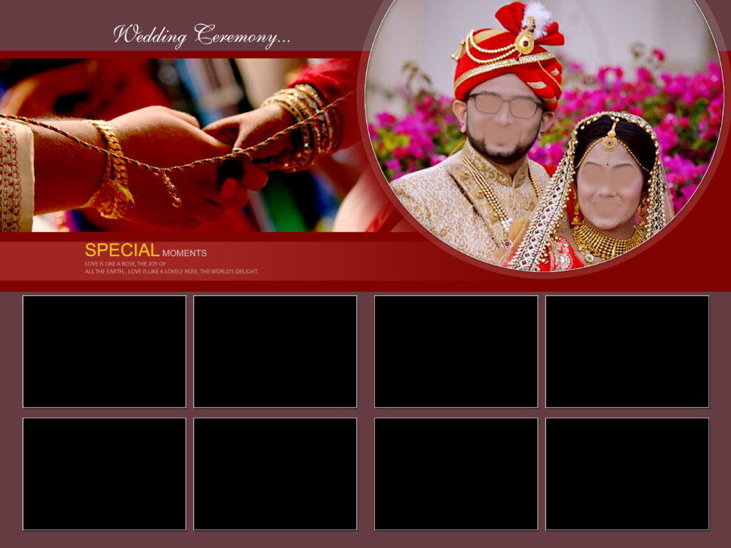 18×24 – INDIAN WEDDING ALBUM PSD TEMPLATE 2022 – #3