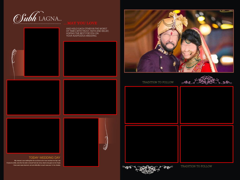 18×24 – INDIAN WEDDING ALBUM PSD TEMPLATE 2022 – #3