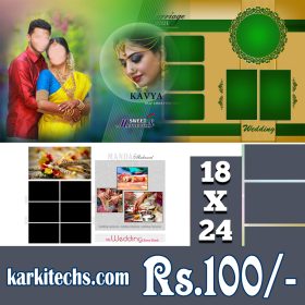 2022 - LATEST INDIAN WEDDING ALBUM PSD TEMPLATE