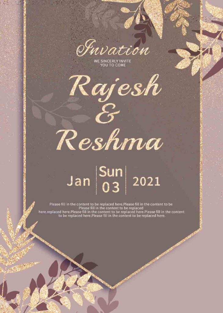 MOBILE EDITION - PSD WEDDING INVITATIONS FREE DOWNLOAD KARKITECHS.COM