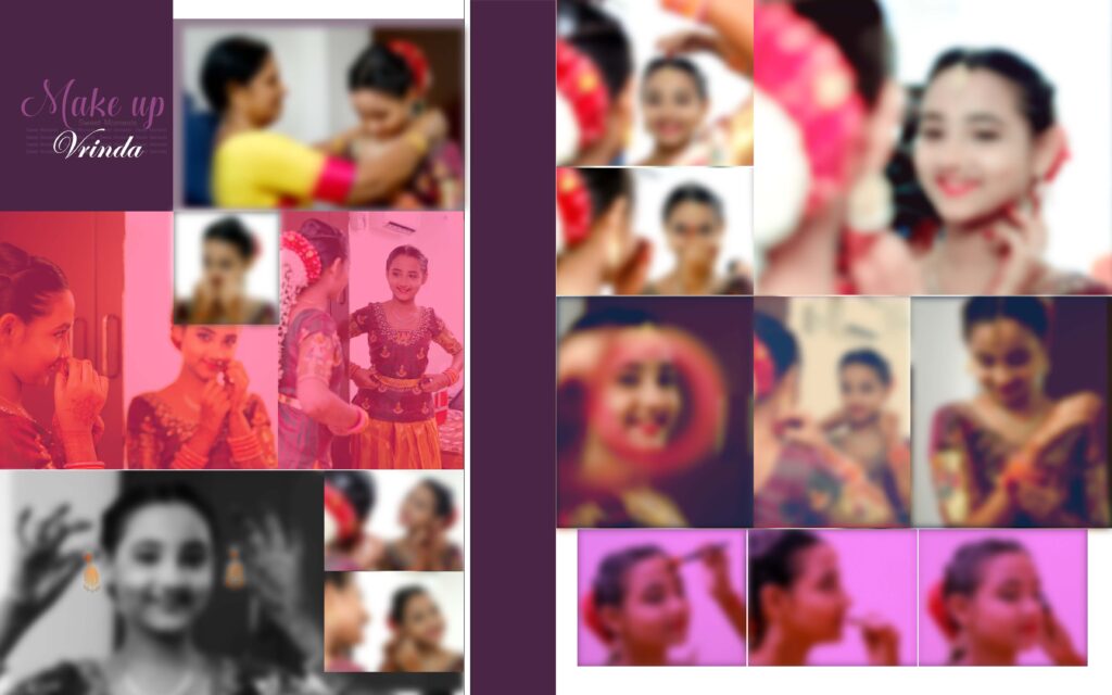 #9-Half Saree Album PSD template