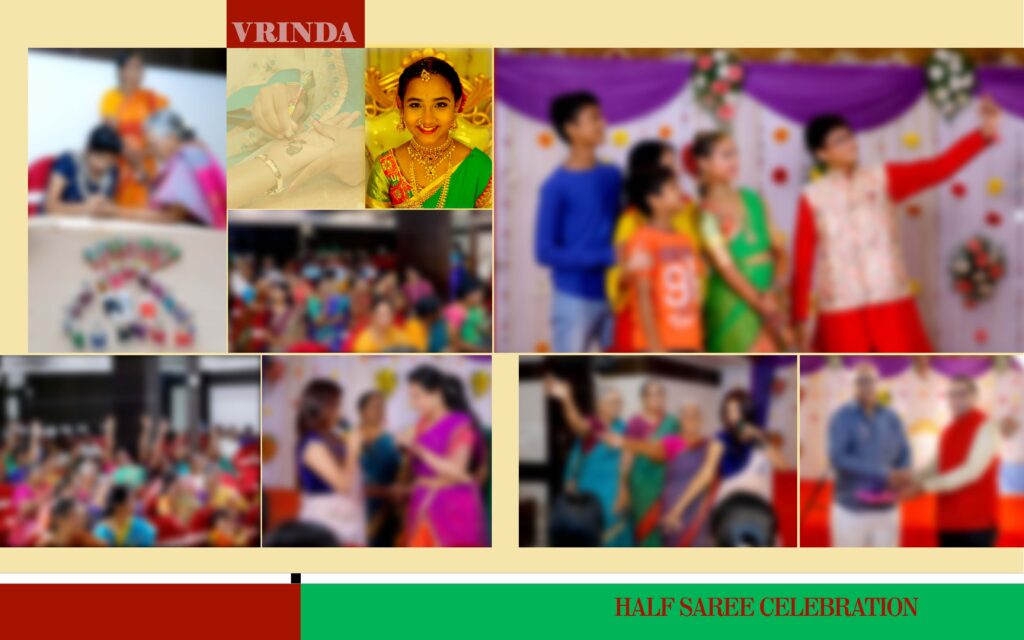 #9-Half Saree Album PSD template