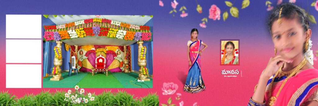 3 Full Album - Half Saree Album Pack - 12x36