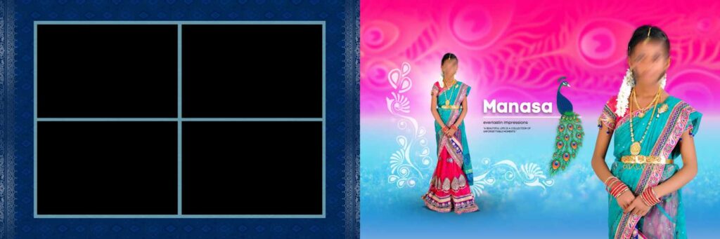 3 Full Album - Half Saree Album Pack - 12x36