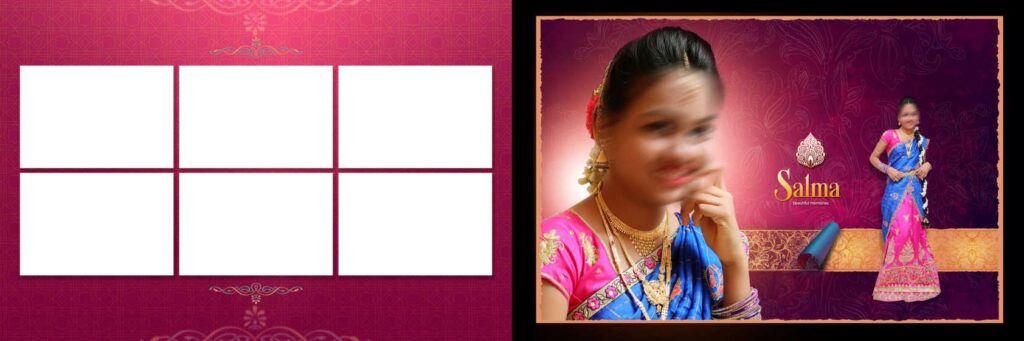 3 Full Album - Half Saree Album Pack - 12x36