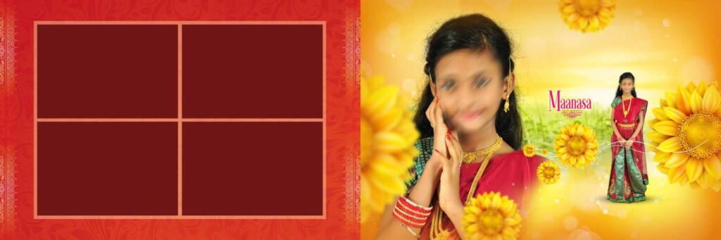3 Full Album - Half Saree Album Pack - 12x36