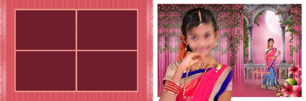 3 Full Album - Half Saree Album Pack - 12x36