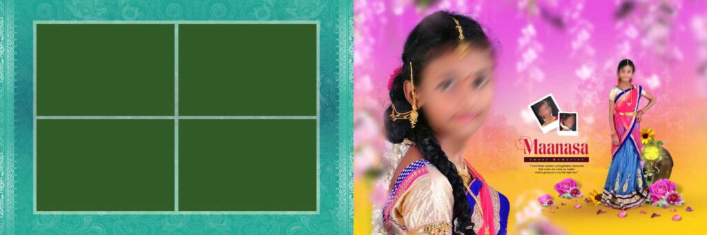 3 Full Album - Half Saree Album Pack - 12x36