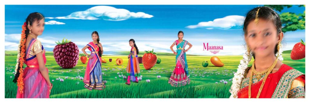 3 Full Album - Half Saree Album Pack - 12x36