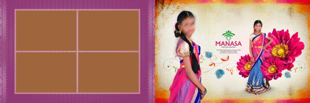 3 Full Album - Half Saree Album Pack - 12x36