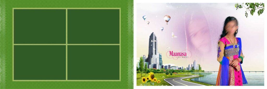 3 Full Album - Half Saree Album Pack - 12x36