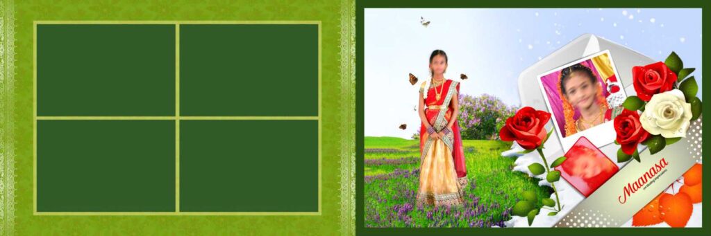 3 Full Album - Half Saree Album Pack - 12x36