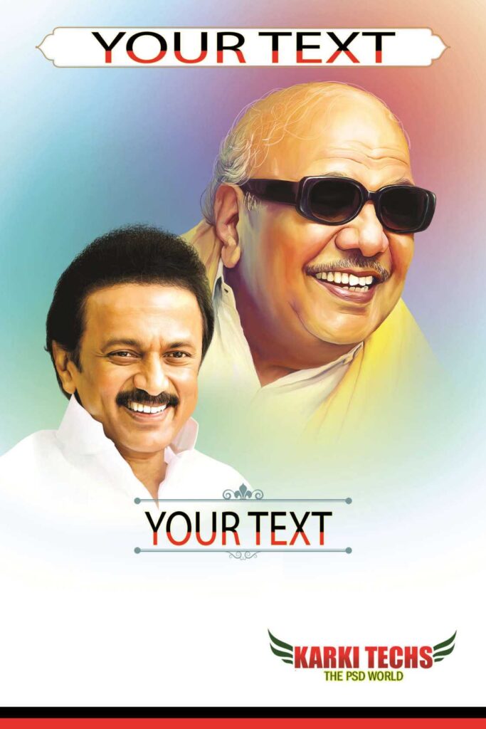 2022-PREMIUM STALIN DMK BANNER PSD DOWNLOAD KARKITECHS.COM EXCLUSIVE