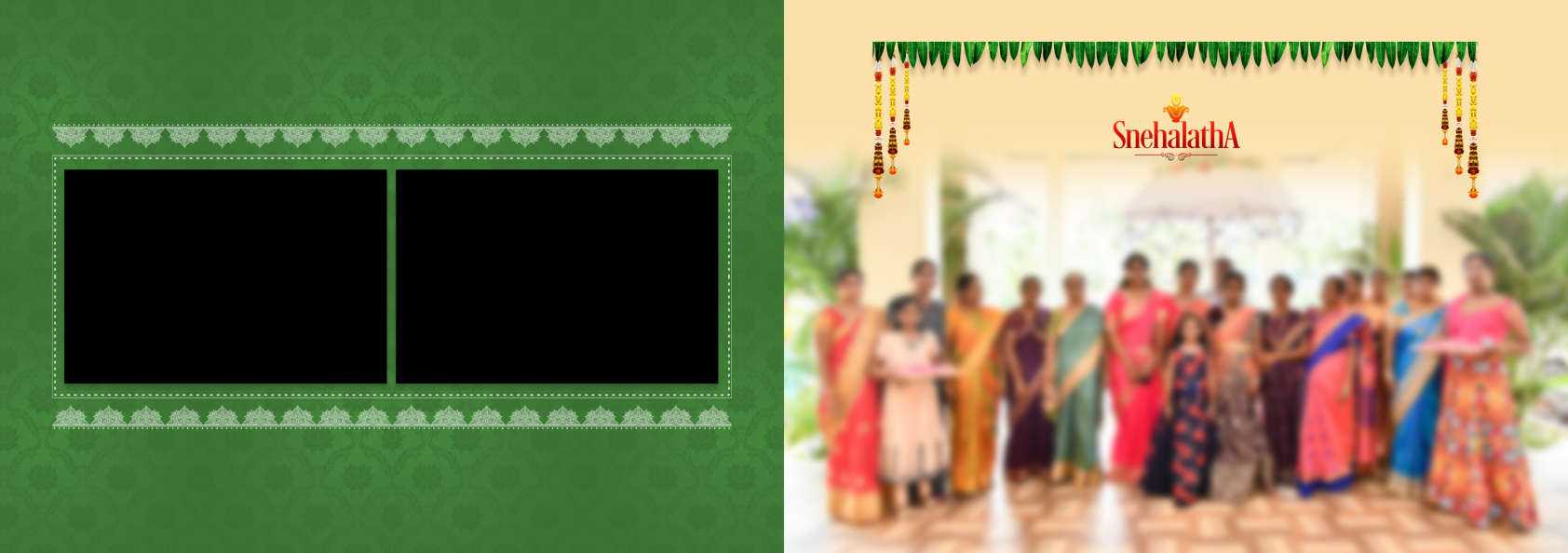 3 Full Album - Half Saree Album Pack - 12x36