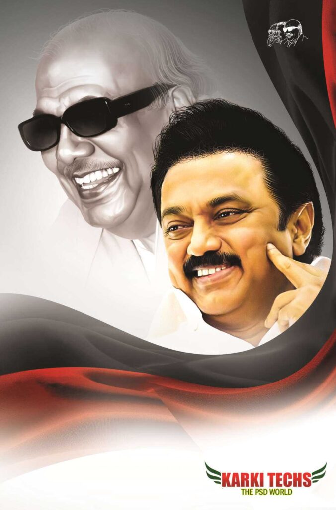 2022-PREMIUM STALIN DMK BANNER PSD DOWNLOAD KARKITECHS.COM EXCLUSIVE