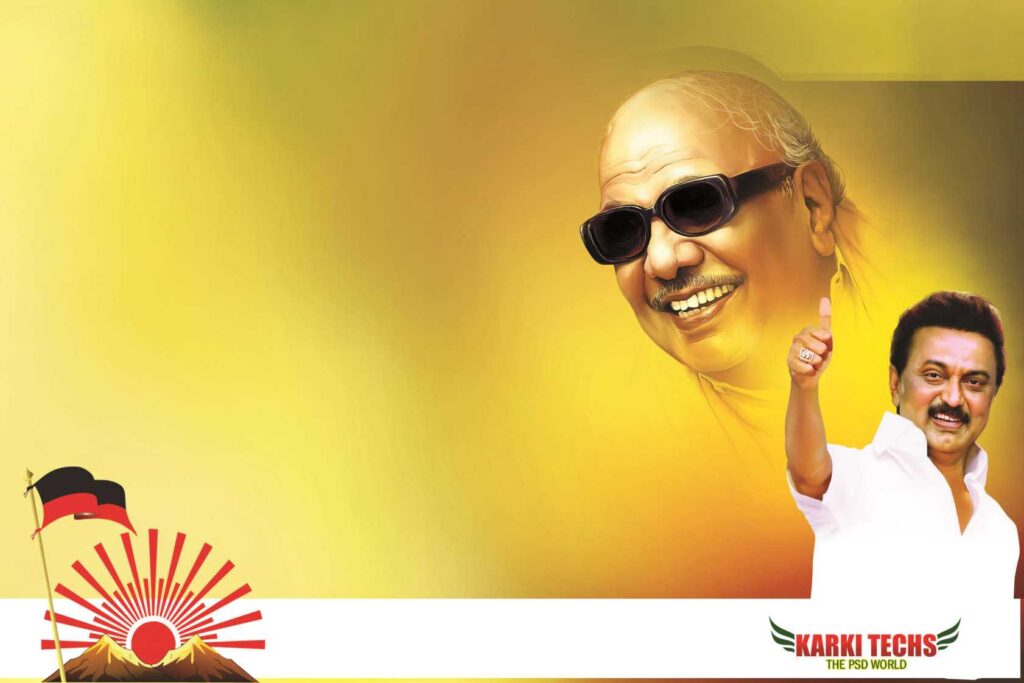 2022-PREMIUM STALIN DMK BANNER PSD DOWNLOAD KARKITECHS.COM EXCLUSIVE