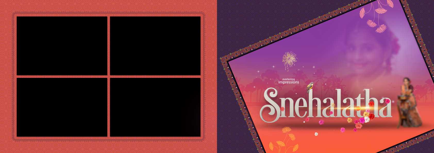 3 Full Album - Half Saree Album Pack - 12x36