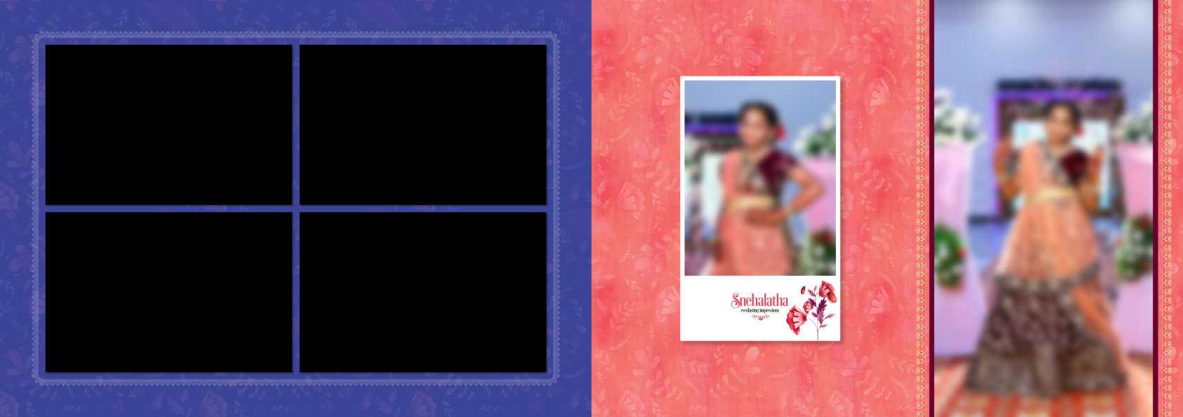 3 Full Album - Half Saree Album Pack - 12x36