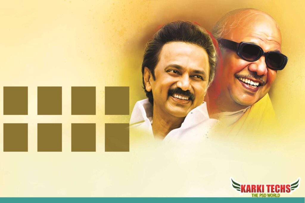2022-PREMIUM STALIN DMK BANNER PSD DOWNLOAD KARKITECHS.COM EXCLUSIVE