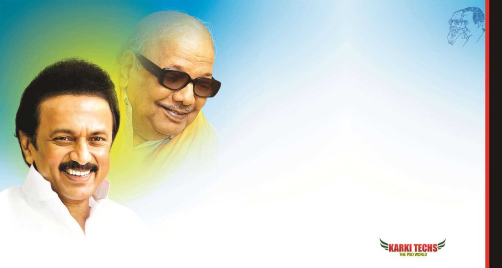 2022-PREMIUM STALIN DMK BANNER PSD DOWNLOAD KARKITECHS.COM EXCLUSIVE
