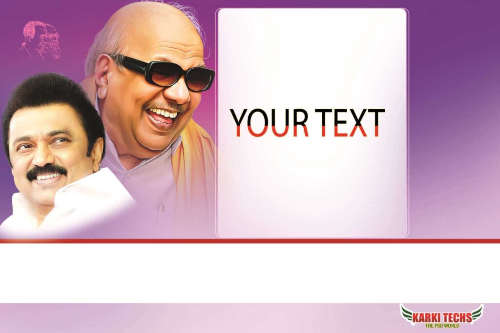 2022-PREMIUM STALIN DMK BANNER PSD DOWNLOAD KARKITECHS.COM EXCLUSIVE