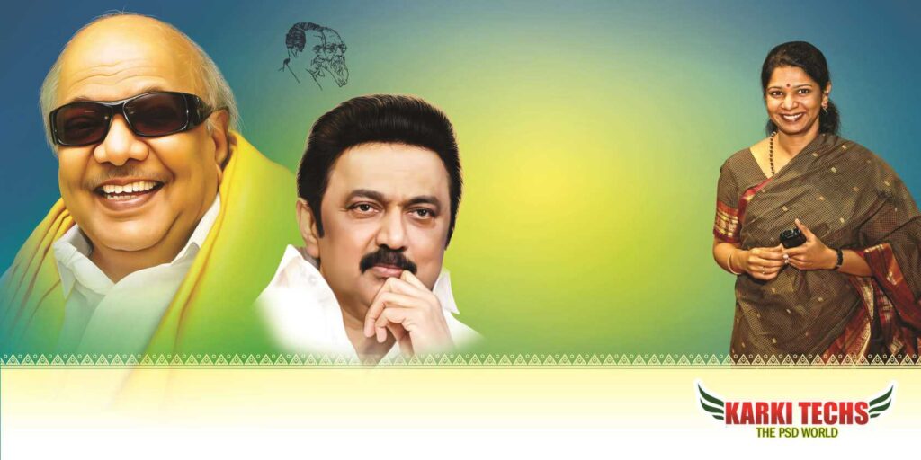 2022-PREMIUM STALIN DMK BANNER PSD DOWNLOAD KARKITECHS.COM EXCLUSIVE
