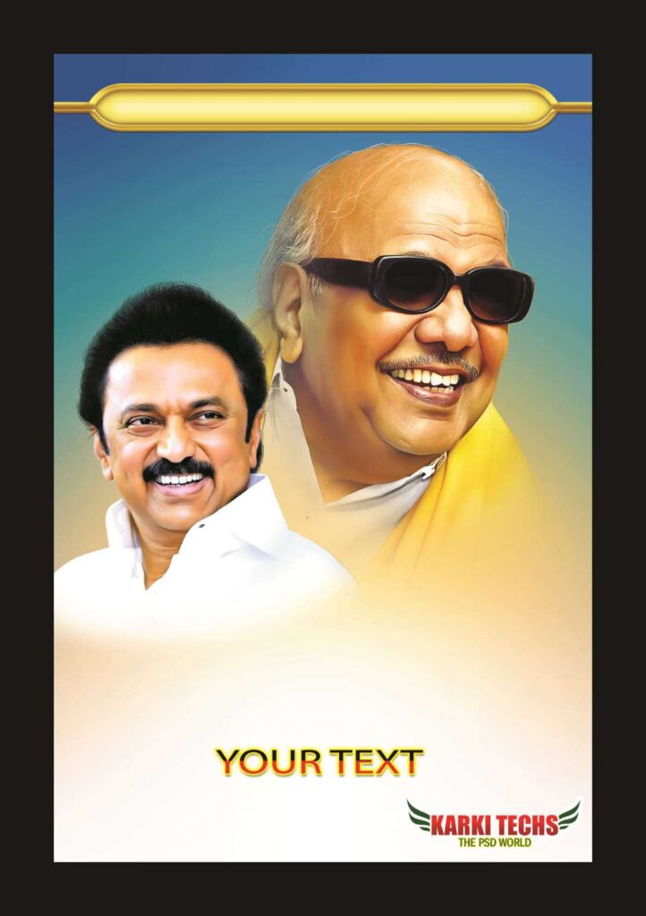 2022-PREMIUM STALIN DMK BANNER PSD DOWNLOAD KARKITECHS.COM EXCLUSIVE