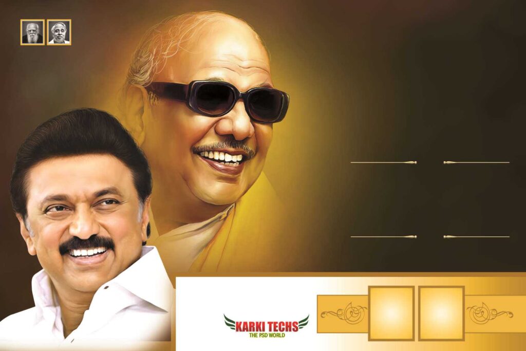 2022-PREMIUM STALIN DMK BANNER PSD DOWNLOAD KARKITECHS.COM EXCLUSIVE