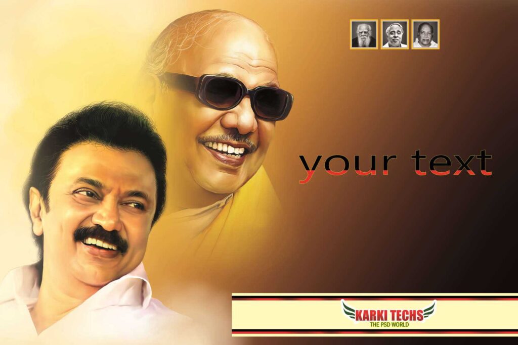 2022-PREMIUM STALIN DMK BANNER PSD DOWNLOAD KARKITECHS.COM EXCLUSIVE