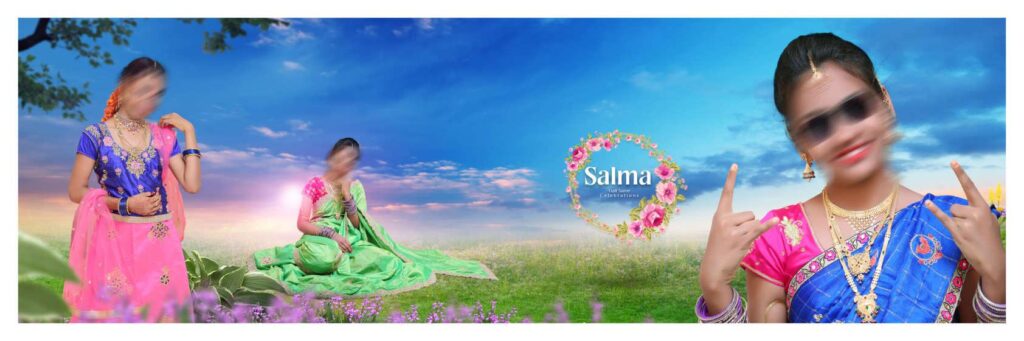 3 Full Album - Half Saree Album Pack - 12x36