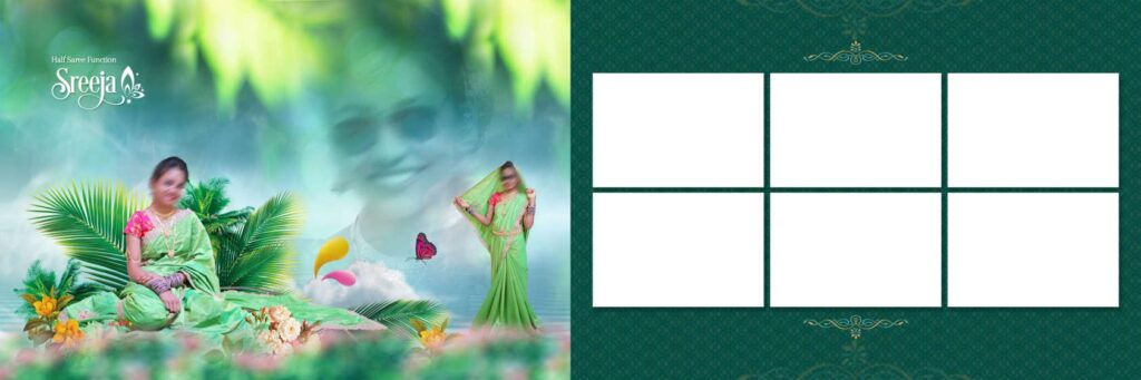 3 Full Album - Half Saree Album Pack - 12x36