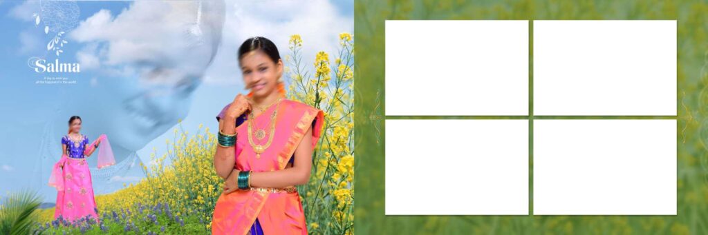 3 Full Album - Half Saree Album Pack - 12x36