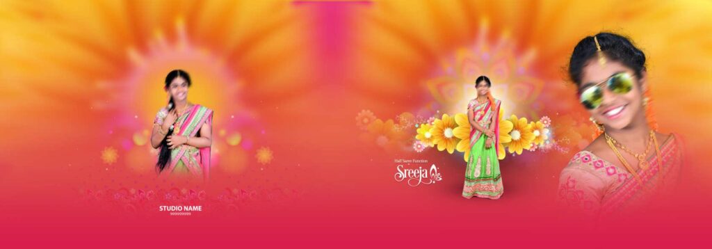 3 Full Album - Half Saree Album Pack - 12x36