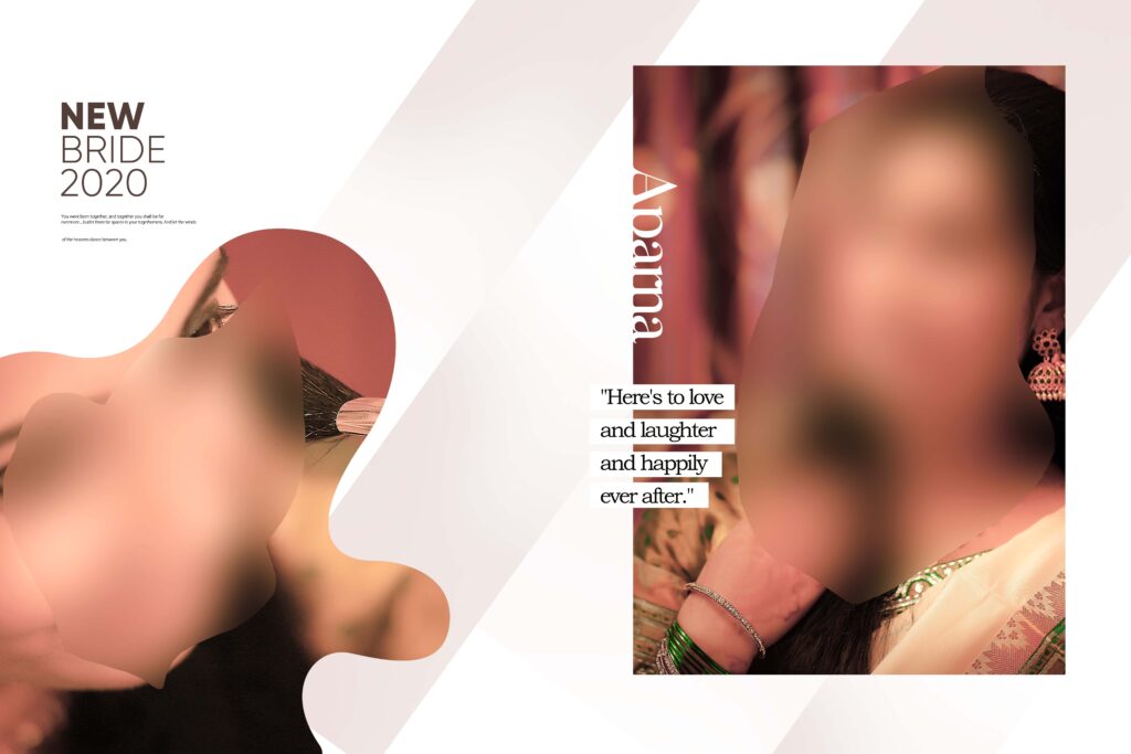 #12-Half Saree Album PSD template