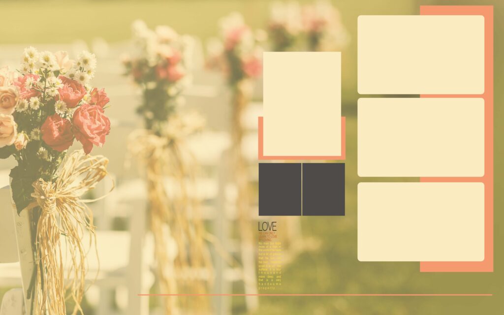 #12-Half Saree Album PSD template